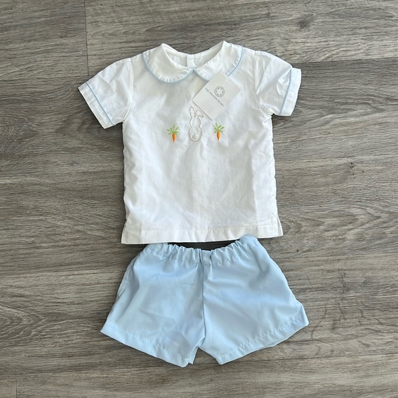 The Proper Peony Easter Bubble Short Set - Picture 1 of 4